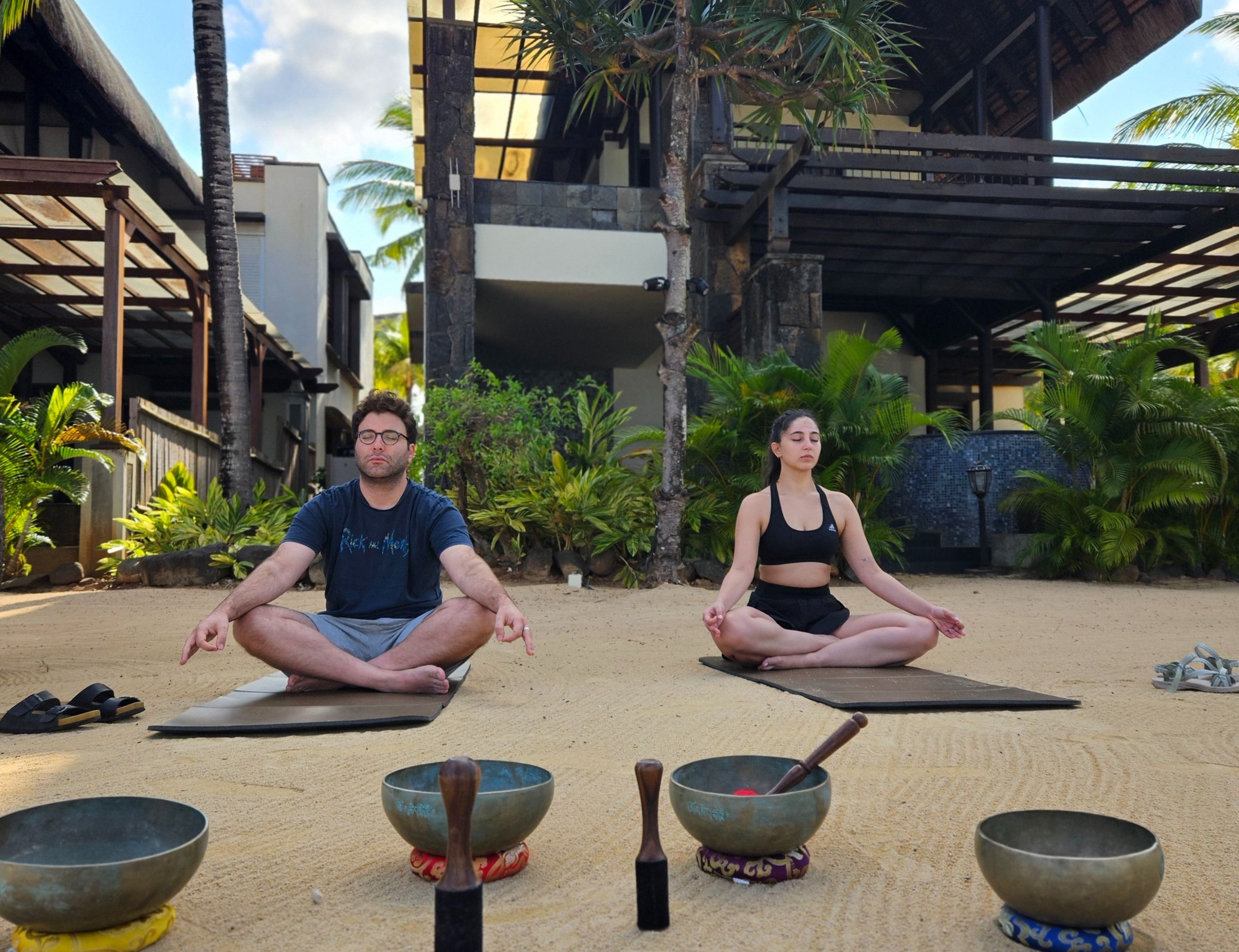 Sound healing at le Jadis Beach Resort & Wellness Mauritius