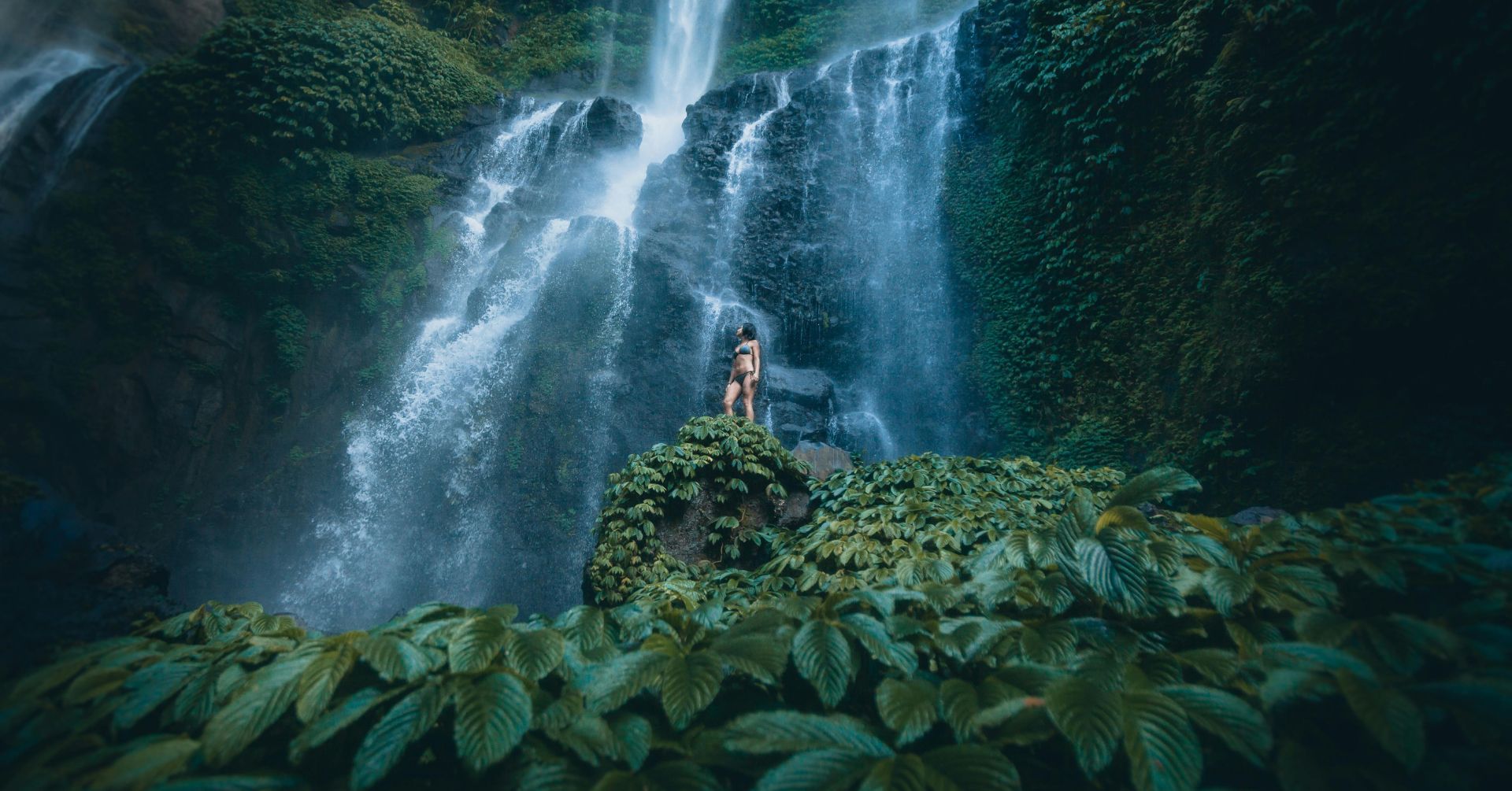 Mauritius waterfall