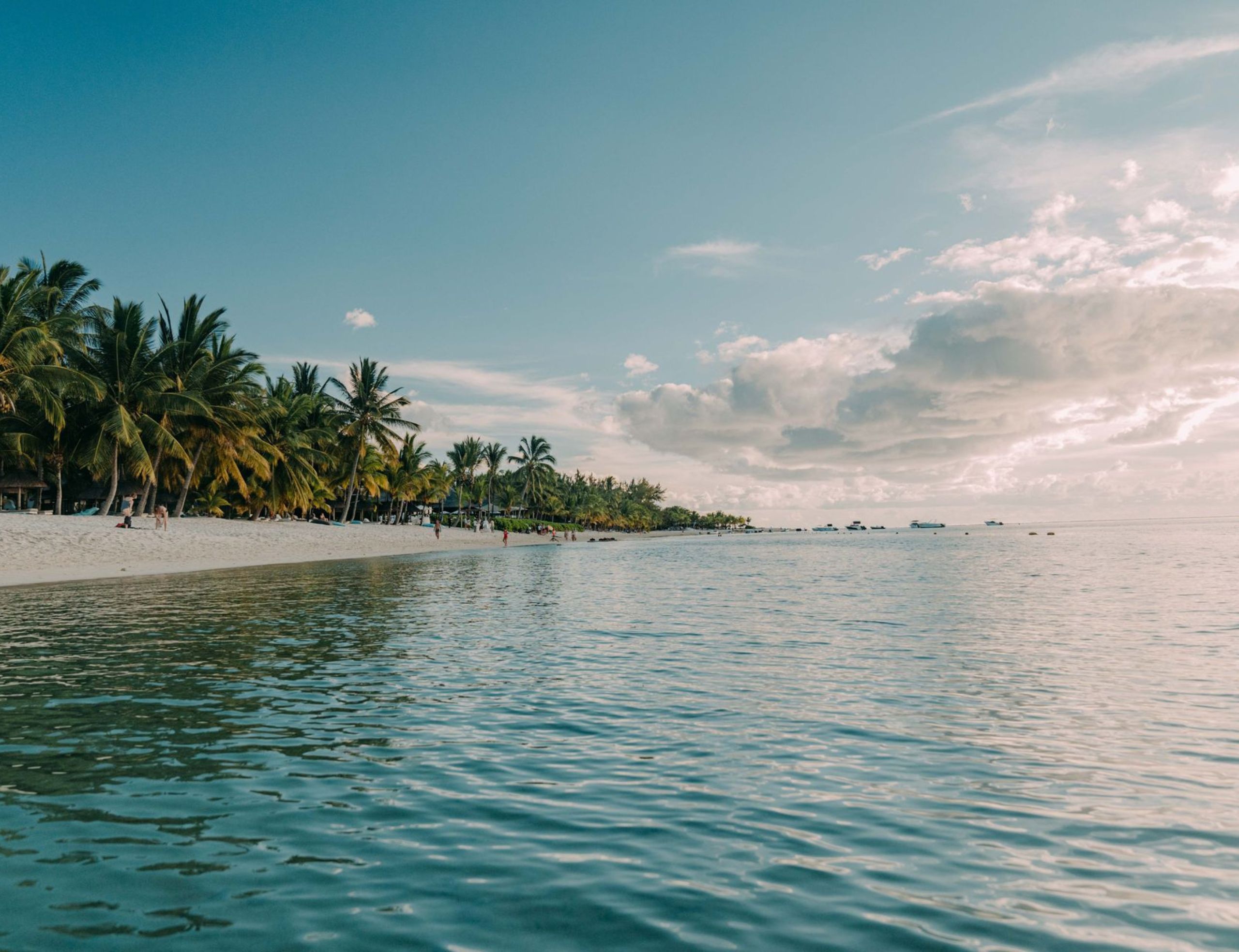 The best beach in Mauritius