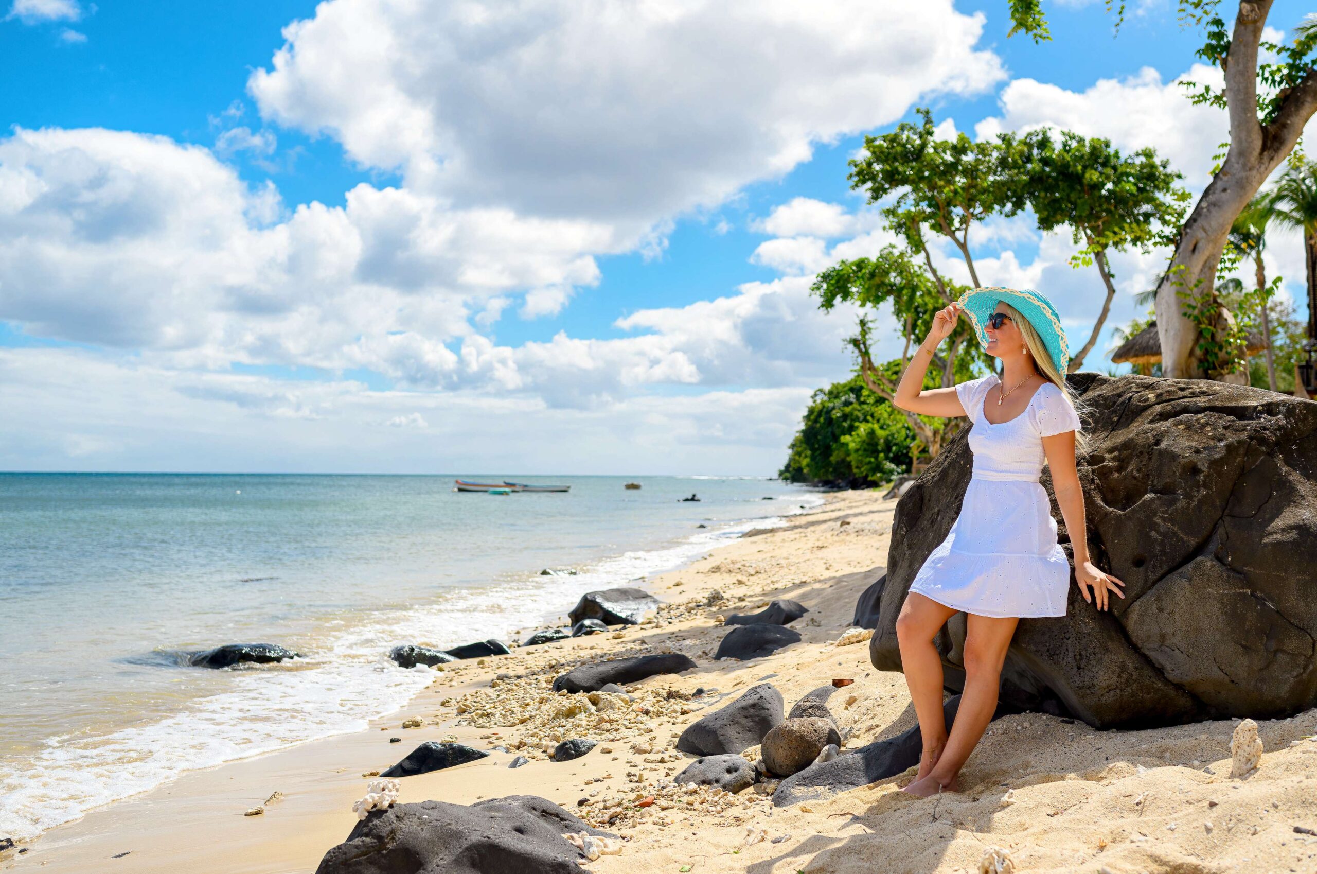 Woman on beach at Balaclava