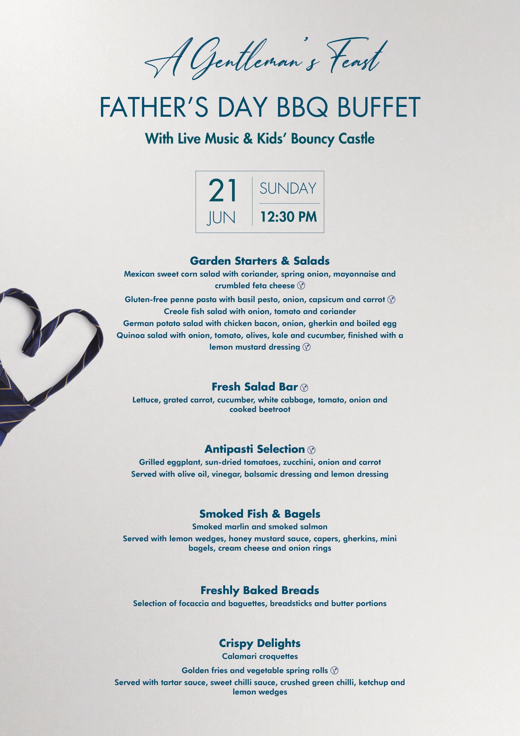 Le Jadis Father's Day Menu
