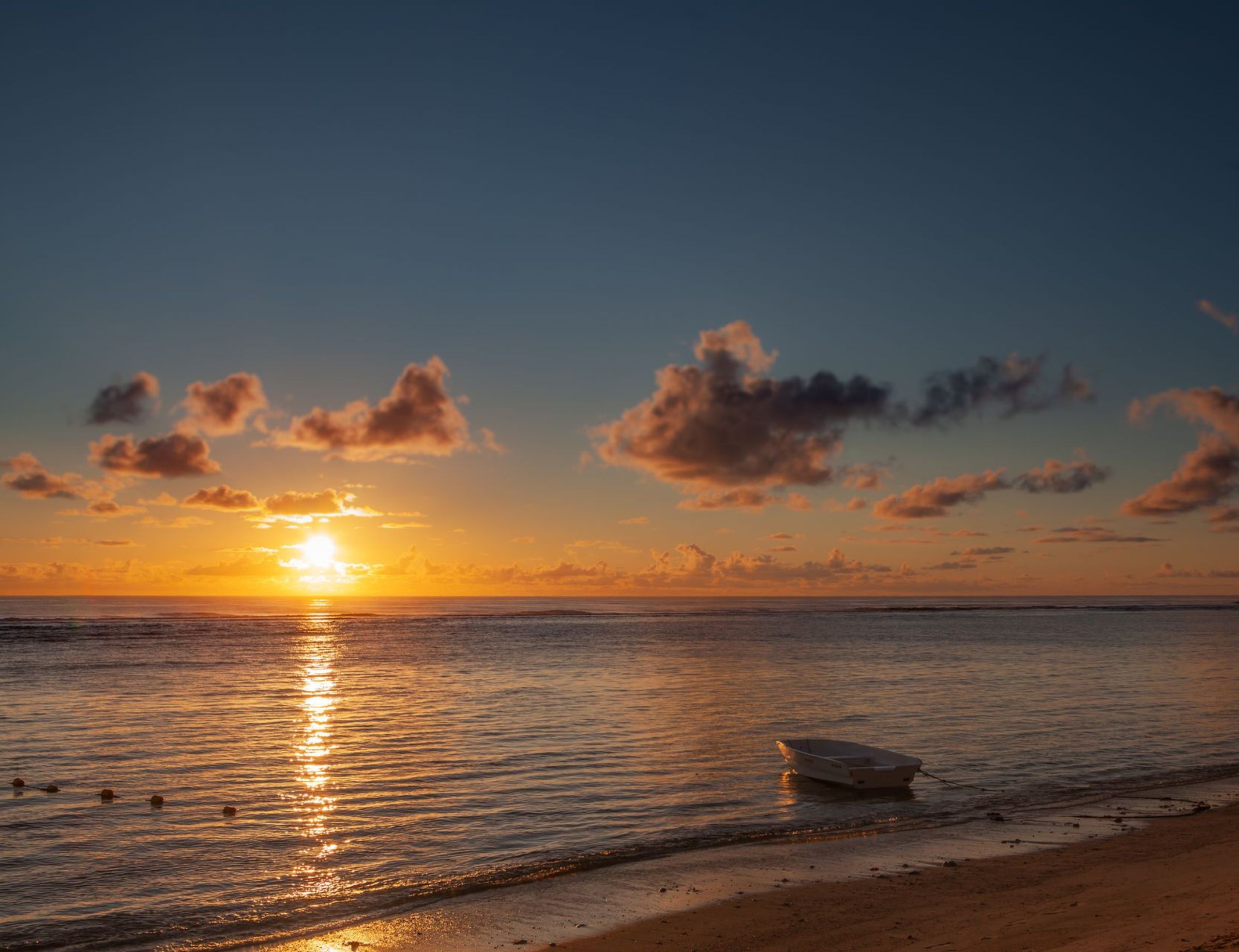 Sunset in Mauritius