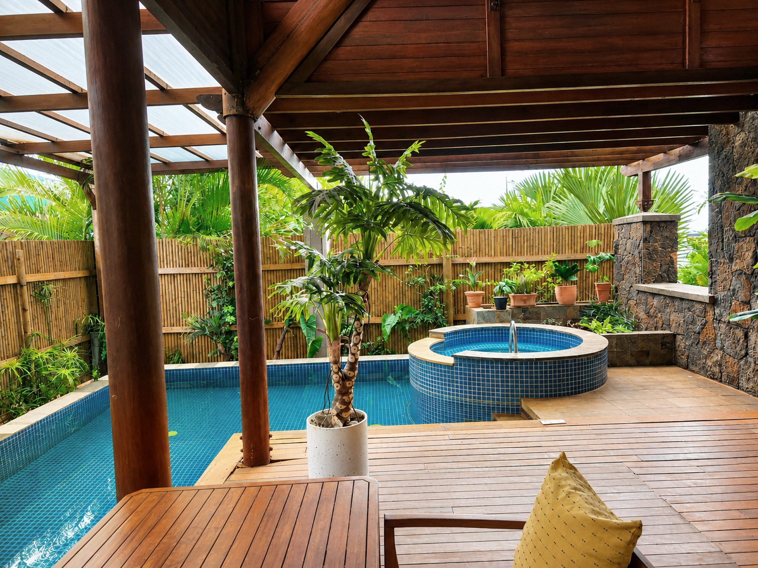 Beachfront suite with full privacy in Mauritius